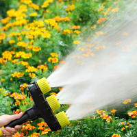 Atomizador De Gran Flujo Para Jardín Y Agricultura Regadío Ajustable Herramienta De Riego Para Pasto Y Vegetales 3/4/5/6 Maneras Tamaño 20*27.5cm Color Amarillo+ Negro - details 4