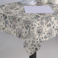 Mantel Impermeable Antimanchas Tela Resinada Hulehule Tex - con Diseño Floral disponible en Gris o Azul - JARDÍN - details 0