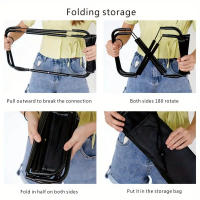 Silla Plegable Portátil Para Exteriores Asiento De Pesca Para Camping Viajes Y Colas En Tren Y Metrónomo - details 5
