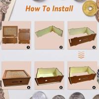 Caja De Ahorro En Efectivo Estilo Retro Madera Hecha a Mano Caja De Ahorro Para Niños Y Adultos Objetivo De Ahorro Para Adultos - details 2