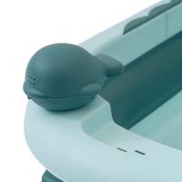 Bañera Plegable Antideslizante Interbaby - Ideal para Casa y Viajes - Divertida Taza en Forma de Ballena - Rosa/Azul/Verde - details 2