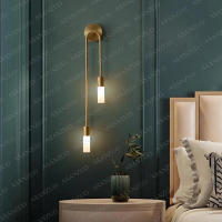 Lámpara De Pared LED Moderna En Forma De Vela Dorada Para Decoración Interior Vanidad Sala De Estar Cocina Pasillo Dormitorio Luz De Fosa - details 5