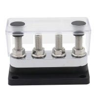 Bloque De Distribución De Energía 600A Con 4 X 3/8 Postes Caja De Barra De Autobús 48V DC Para RV Accesorios Y Piezas De Automóviles - details 8
