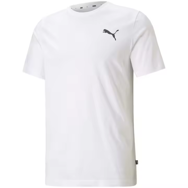 Camiseta de Manga Corta Puma Essentials Small Logo para hombre en color blanco - 1