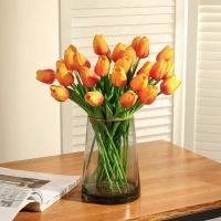 10PCS Flores Artificiales De Tulipán Toque Real Para Scrapbooking Vaso Para Decoración De Hogar Y Boda Arco De Rosas Para Jardín Guirnalda Regalo Para Mamá Bouquet - details 13