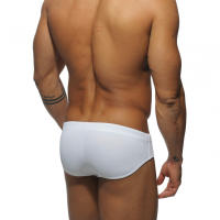 Nuevos Briefs De Natación Para Hombres Sexy Buzo De Playa Corto De Baño Con Pouch Bajo Y Estampado Geométrico Poliéster Spandex - details 12