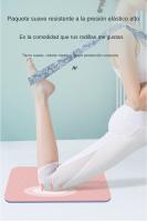 Pequeño Rueda Abdominal Antideslizante Portátil Con Almohadillas De Rodilla Y Codo Para Ejercicio En Gimnasio Interior Y Exterior Tapetes De Yoga - details 4