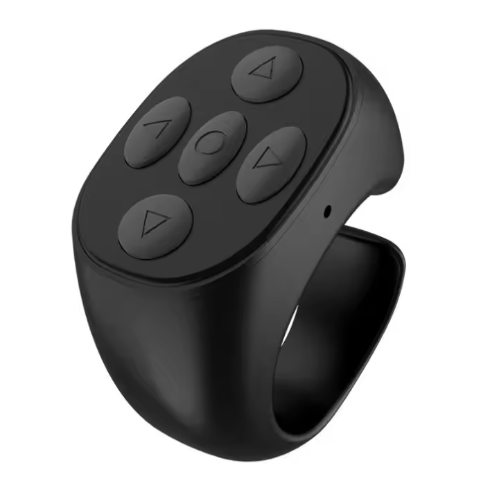Controlador de página móvil inalámbrico Bluetooth Control remoto Douyin Negro - 1
