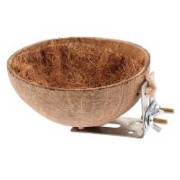Casa De Nesting Para Pájaros De Cocodrilo Herramienta De Juguete De Ceniza De Coco Para Periquito Canario Pigeon Hamster Rat Gerbil Mice - details 2