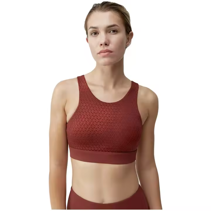 Tops marca Born Living Yoga modelo Fw24Cs83-B en color rojo - 1