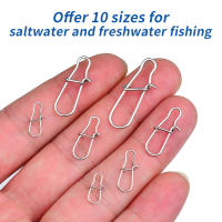 PROBEROS 30Pcs/lot Pinzas De Pesca De Acero Inoxidable Con Reforzamiento Herramientas De Pesca Conector Fuerte Accesorios De Ancilota - details 18