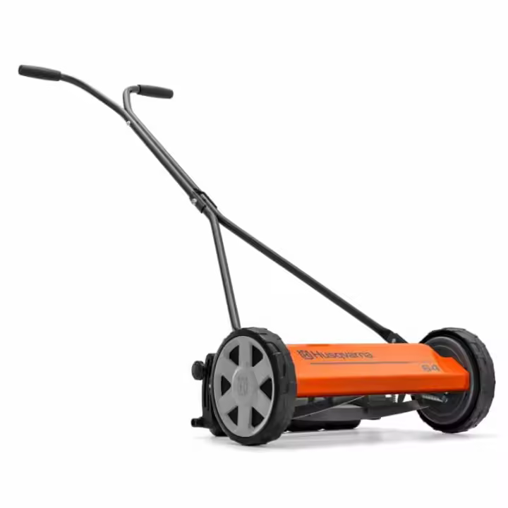 Husqvarna Hicut 64 - Cortacésped Manual Ecológico para Jardines Pequeños - Ajuste de Altura - Resistente - 1