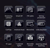 BQCC 1 Din4.1 Pulgadas Pantalla Táctil Radio Para Coche Con Android Auto Carplay Bluetooth FM USB Lámparas Colores Universales Stereo De Coche - details 1
