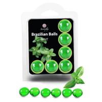 Brazilian Balls Con Sabor A Menta Pack 6 Unidades Bolas Brasileñas De Secret Play Con Base De Aceite Para Masaje Lubricante Refrescante Para Sexo Anal O Vaginal No Compatible Con Preservativos De Látex - details 1