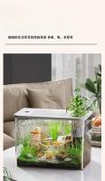 Acuario Transparente Con Tapa Y Resistentes a Caídas PET+ABS Para Tortugas Y Peces Acuario Hidroponía Para El Hogar - details 4