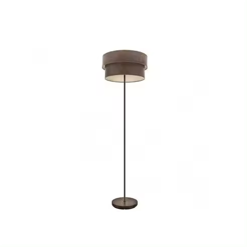 FABRILAMP Lámpara de Pie Doble Sonrisa Marrón/Óxido 162x40x40 Cm - 1