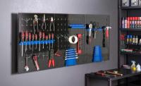 AREBOS Pared Herramientas Pared Perforada Pared Taller Pared Metálica 17 Piezas - details 1