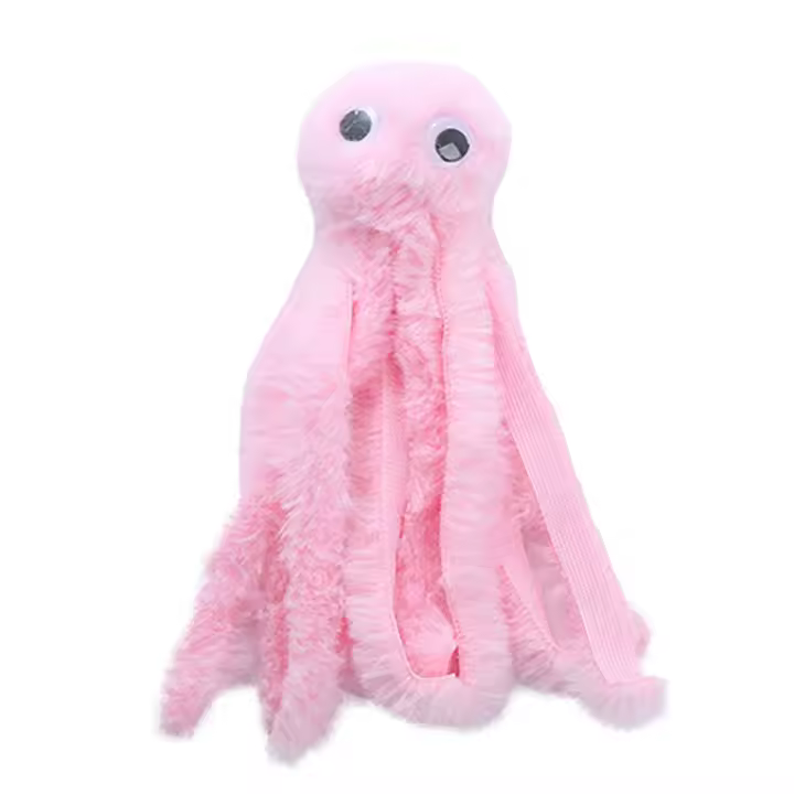 Juguete Para Gatos Pulpo Mordedor De Crecimiento Para Gatos Jóvenes Juguete De Peluche Suave Para Mascotas Producto Cross-border - 1