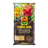 Compo sana - Sustrato Universal de Calidad en Paquete de 5, 10, 25, 40 litros para plantas flores jardín con abono - details 0