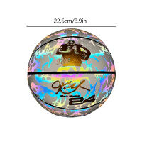 Baloncesto Reflectante Luminoso Glow-in-the-Dark Edición Limitada Kobe No. 5 No. 6 No. 7 Regalo De Cumpleaños Para Entrenamiento Y Juego Material PU - details 6
