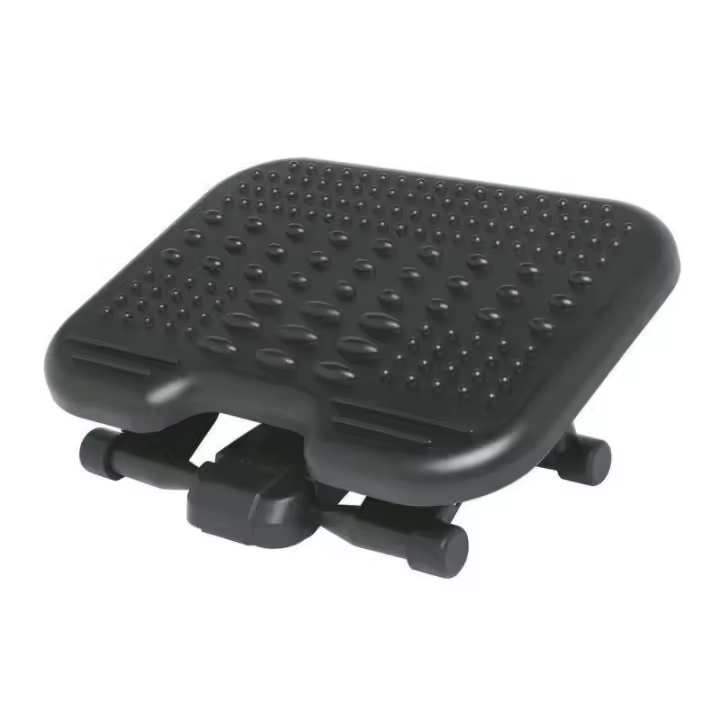 Kensington Reposapiés Solemassage - Altura Ajustable - Superficie Estimulante - Color Negro - 1