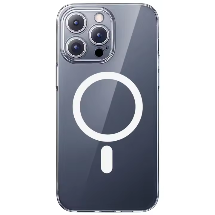 Funda Magnética Baseus Para iPhone 15 14 13 12 11 pro Max Carga Inalámbrica Cubierta Transparente Antigolpes Y Resistente Al Polvo Para iPhone 15 14 pro Max - 1