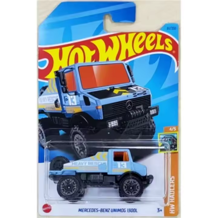 MATTEL :Hot Wheels - Mercedes-benz Unimog 1300l - HW Haulers - Juguete Divertido - Vehículos para jugar - Regalo Original - Edad recomendada mayores de 3 años - 1