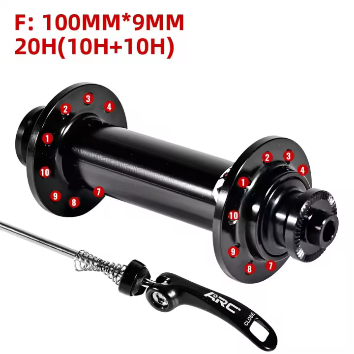 Hub De Bicicleta ARC Para Carretera 24H Ultraligero 280g V Brakes 4 Pawls 48 Clicks Frente 100mm Trasero 130MM Engranaje HG - 1
