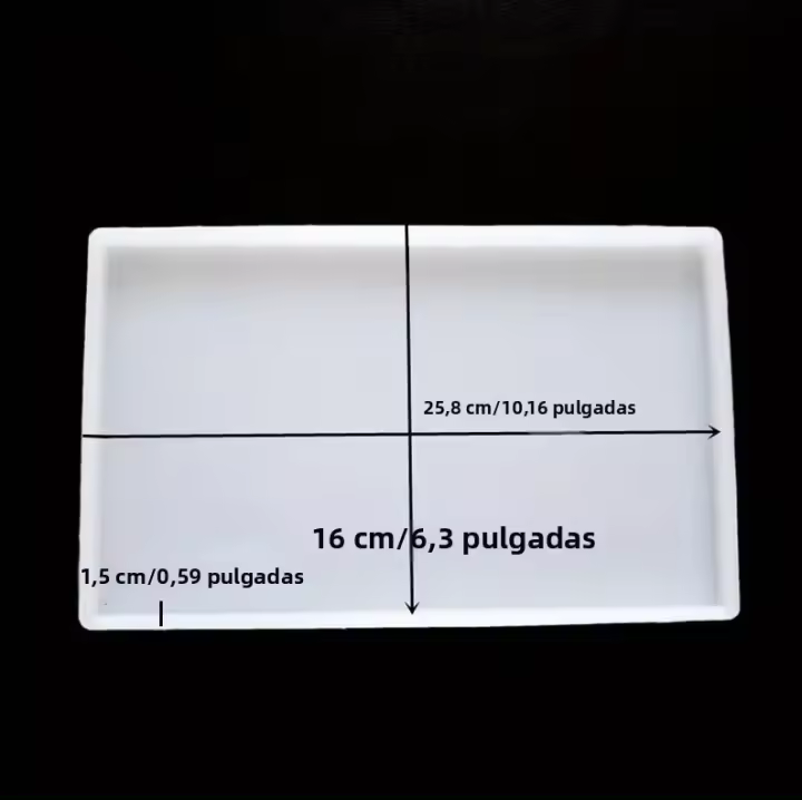 Molde De Epoxy Para Resina DIY De Tamaño Grande Y Redondo Para Crear Tazas Y Jarrones Molde De Silicona Rectangular Y Cuadrado Para Proyectos De Artesanía - 1