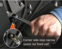 Juego De Herramientas De Llave De Pared L Hexagonal Multifuncional Para Reparación De Coches Herramienta Manual De Acero Cr-V Doble Fin De OLOEY - details 10