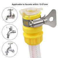 Conector De Tubo De Agua ABS PVC Multifuncional Conector De Grifo Universal Adaptador De Camión Para Jardín - details 4