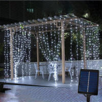 Luces De Hilo De Cobre Solar Para Exterior 3/6x3M Guirnalda De Hadas Para Navidad Halloween Cumpleaños Regalo De Boda Decoraciones - details 3