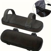 2pcs Almohadillas De Apoyo De Codo Para Silla De Oficina Con Espuma De Memoria - Cojines Cómodos Para El Codo Para Decoración De Hogar Y Oficina - details 3