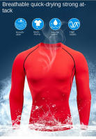 Camiseta De Manga Larga Para Hombre Fitness Running Gym Primavera Otoño Deporte Exterior Tops Poliéster Secado Rápido Cuello Redondo - details 12