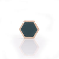 Soporte De Joyería Creativo En Forma Geométrica Madera Para Colgantes Pulseras Pulseras Anulares Expositor De Escritorio - details 13