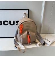 Nueva mochila de moda con contraste de Colores, estilo Korean, informal, primera, de gran capacidad, para estudiantes universitarios, para Mujer - details 5