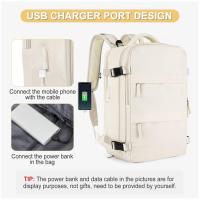 Nueva mochila informal con doble cremallera y gran capacidad, recargable por USB - details 6