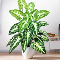 Artificial Pothos Monstera De 60-109cm Planta De Pollo Falso De Plástico Decoración Festiva Para El Hogar Y La Oficina - details 8