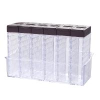 Caja De Almacenamiento De Especias Transparente 6pcs/Juego Botellas De Pimienta Y Sal Para La Cocina Material De Acrílico Y Plástico Estilo Pastoral Ecológico - details 11