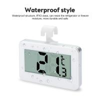 Termómetro Digital Para El Hogar Con Alarma De Hielo Medidor De Temperatura Para Nevera Y Congelador Pared Y Soporte Incluido Batería De Botón Incluida - details 1