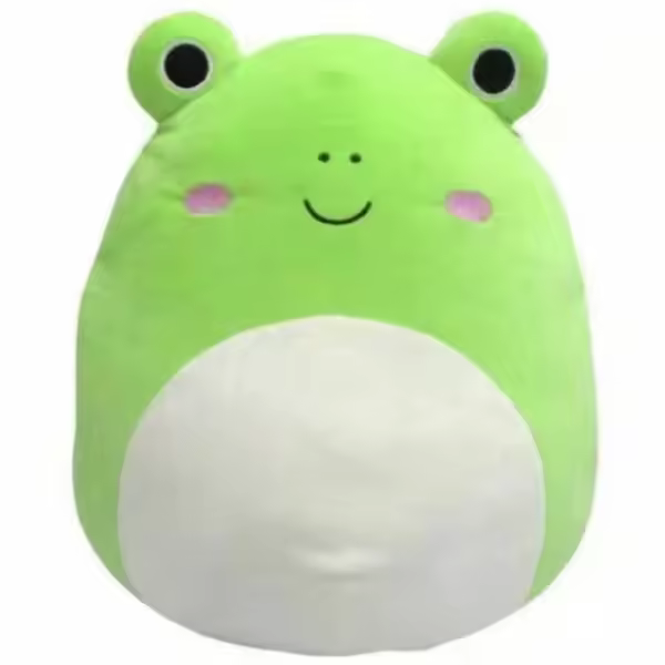 Peluche de almohada Squishmallow de 25 cm, RANA, RANA - 1