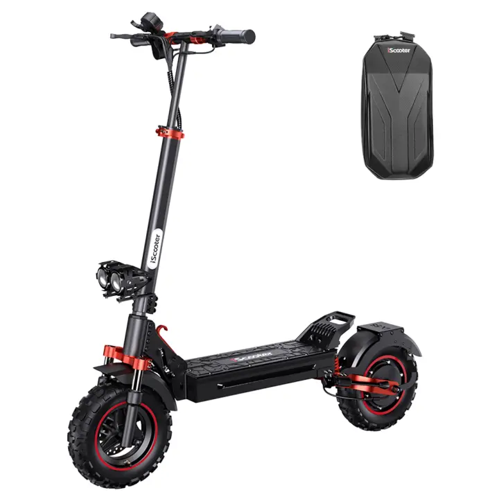 Patinetes Electricos Freestyle Adultos iScooter iX5S, motor 1000W, batería de bicicleta eléctrica 48v 15Ah, neumático de 11 pulgadas, velocidad máxima de 45km/h, alcance de 65km, frenos de disco dobles, amortiguadores delanteros y traseros - 1