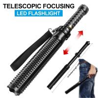 Lámpara De Mano KDULIT Con Doble Función De Autodefensa Y Iluminación Super Brilla Telescopio Recargable Para Exteriores - details 1