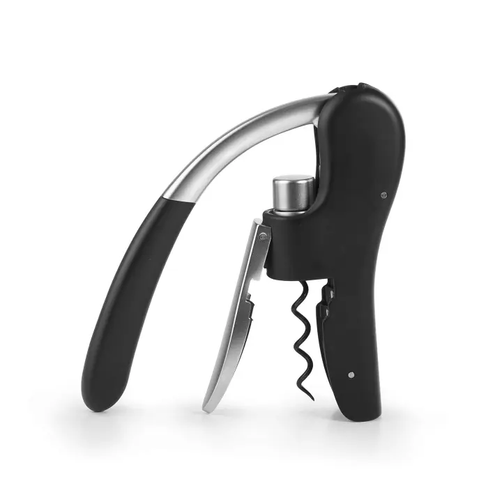 Ibili 695003 SACACORCHOS DE Palanca Vertical Luxe, Stainless Steel, Gris - 1