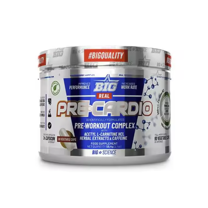 Real Precardio 90 Caps - Bigscience - Aumenta la Quema de Grasa - Favorece la Pérdida de Peso - 1