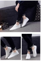 Zapatos De Moda Para Hombre Planos Primavera Verano Casual Comodidad Transpirable Ligero Suela De Goma Estilo Calle Blanco - details 7