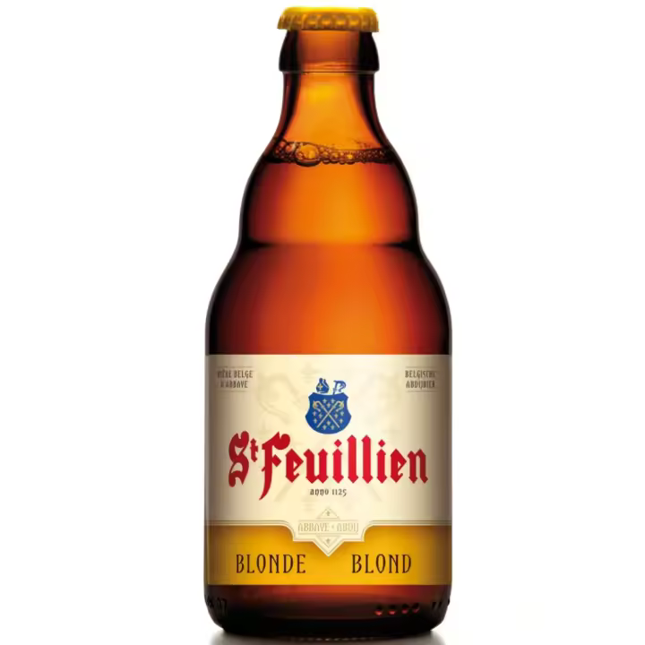 6 uds x Saint Feuillien Blonde 33Cl cerveza Belga rubia blonde ale - 1