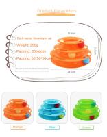 Juguete De Rotación Para Gatos Torre Hi Con Tablero De Puzzle Multi-Nivel De 3 O 4 Capas Accesorios De Entrenamiento Para Mascotas - details 5