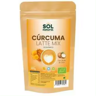 Curcuma Latte Mix Con Leche De Coco 200Gr.Bio Sg - 1