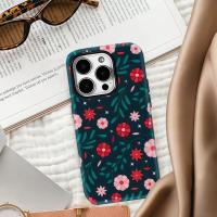 Funda De Teléfono Retro Bloom Para iPhone 17 16 15 14 13 pro Max plus Doble Capa Resistente Al Impacto Antigolpes Anti- Huellas Suave Y Antideslizante - details 5